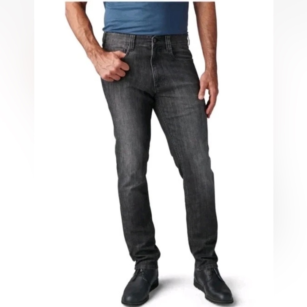 5.11 Tactical Jeans Defender Flex Men 38x30(29) Black Slim Stretch CCW EDC 74465
